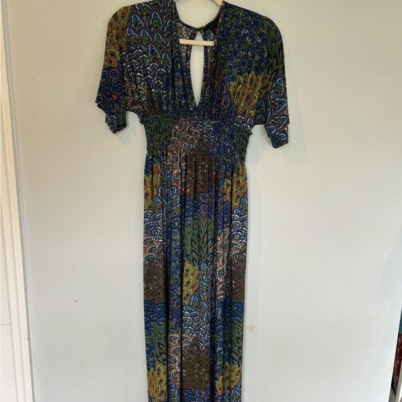 5th & Love Dresses & Skirts - 5th & Love Blue and Green Maxi Dress